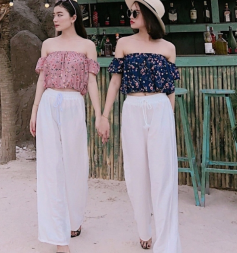 Phối với áo hai dây – mùa hè, sexy