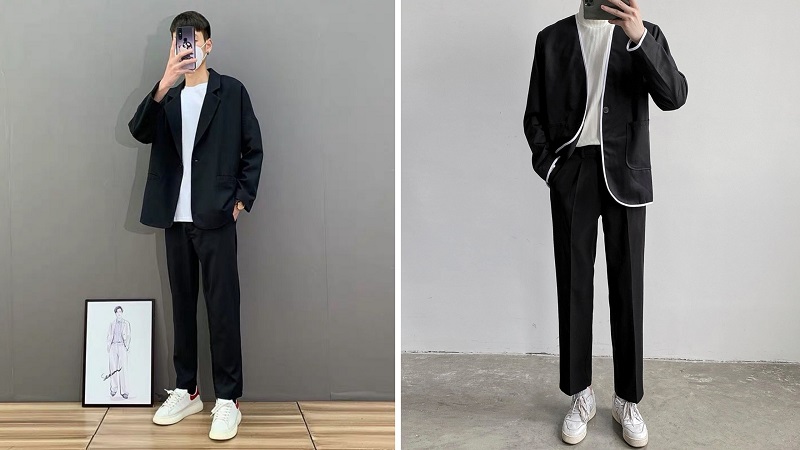 Kết hợp với áo blazer